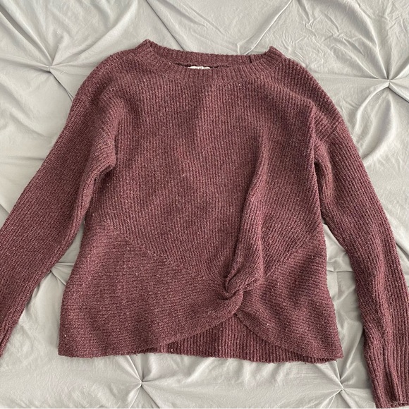 maroon knit sweater - Picture 1 of 1